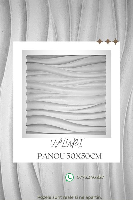 Panou Placaj decorativ 3D Ipsos diverse modele si marimi,oferim montaj