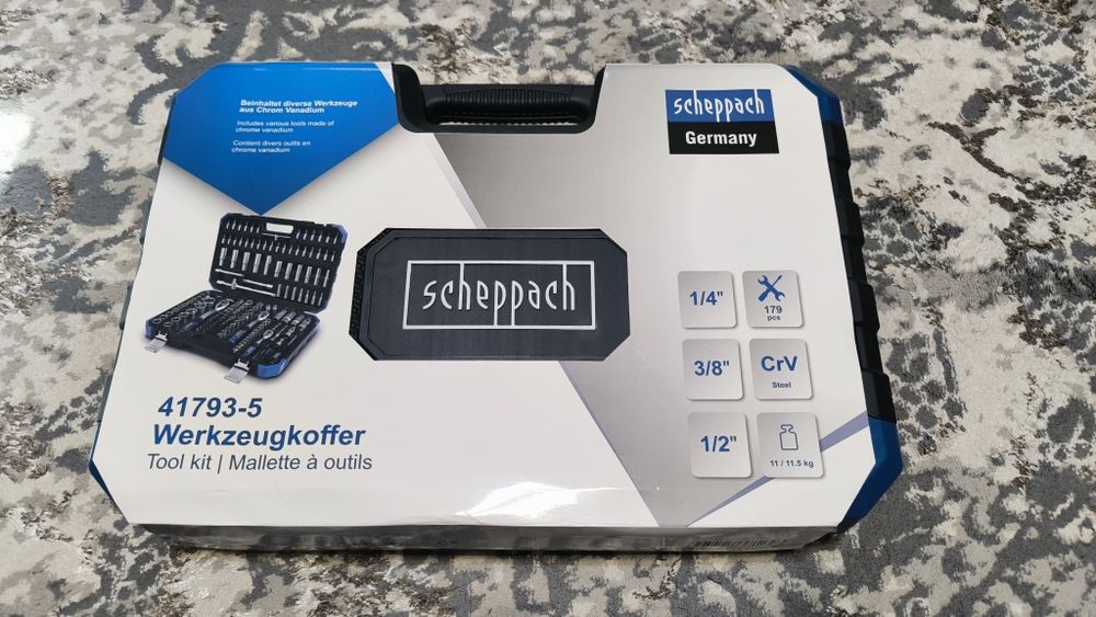 Набор инструментов от Scheppach 179 предметов
