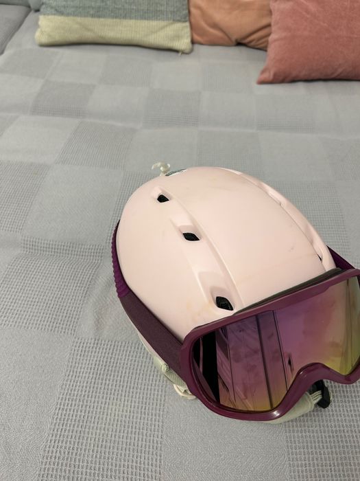 Cască ski cu ochelari