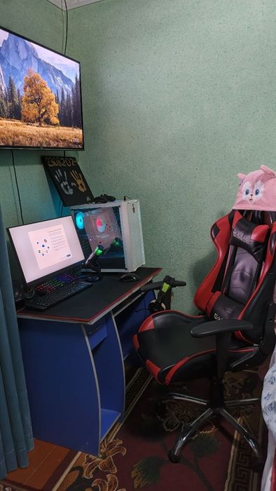 Игравоё пк монитор +комплект и кресло