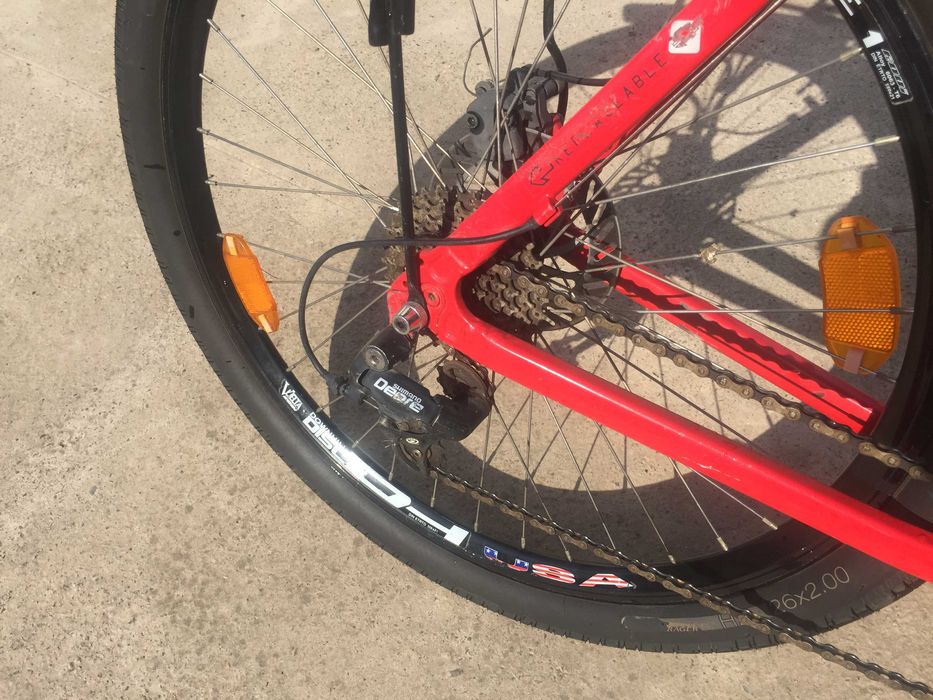 Велосипед из Германии, алюминий 16 кг., 27 скоростей, 50 см.