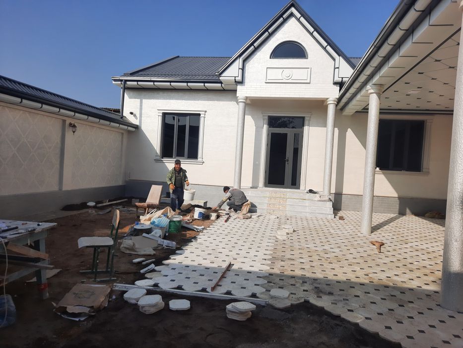 Кибрай тумани Хосилот 3 Сотик Янги Курилган Уй Сотилади 5 та Хонали