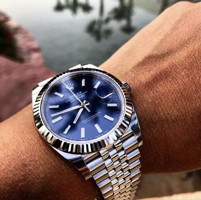 ceas rolex datejus blue dial 41,mm