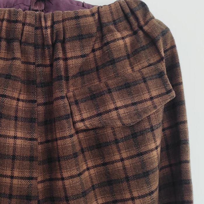 Тёплые штаны/брюки в клетку