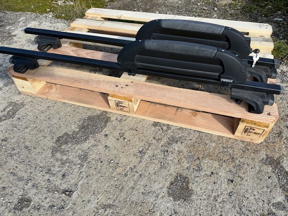 Thule ски багажник + греди за Suzuki SX4 / Fiat Sedici