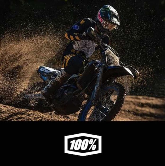 Ochelari pt Casca FullFace Bicicleta , Motocicleta , Downhill , 100%