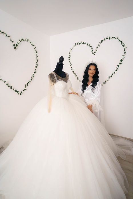 Rochie de mireasă, XS, model unicat