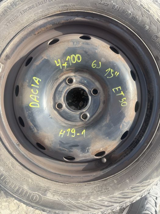Стоманени джанти Dacia 6Jx15 ET 50 4x100 ном 19
