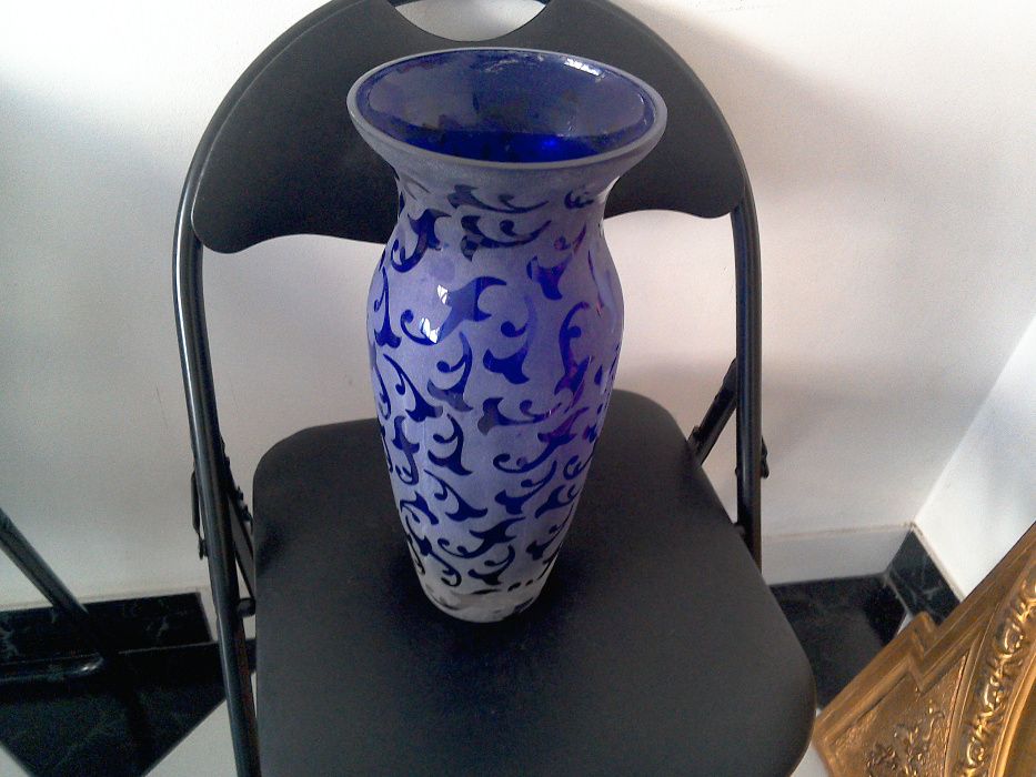 Promoție - Vază superbă din sticlă masivă stratificată