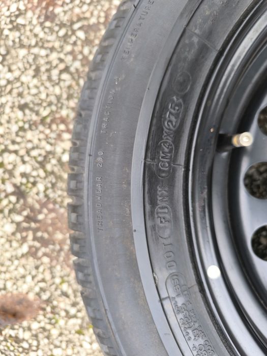 Чисто нова метална джанта с гума Мишелин , 185/65/15,  5/112