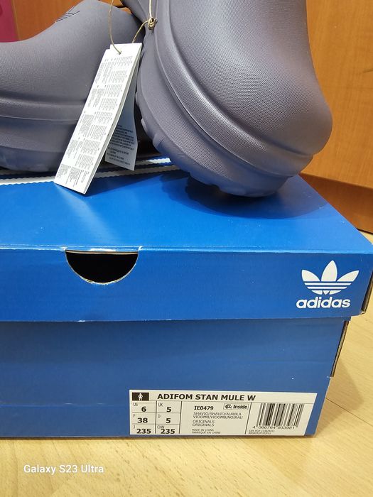 Saboți Adidas damă – noi, cu etichetă
