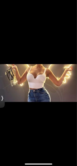 Кроп-топ бюстгальтер