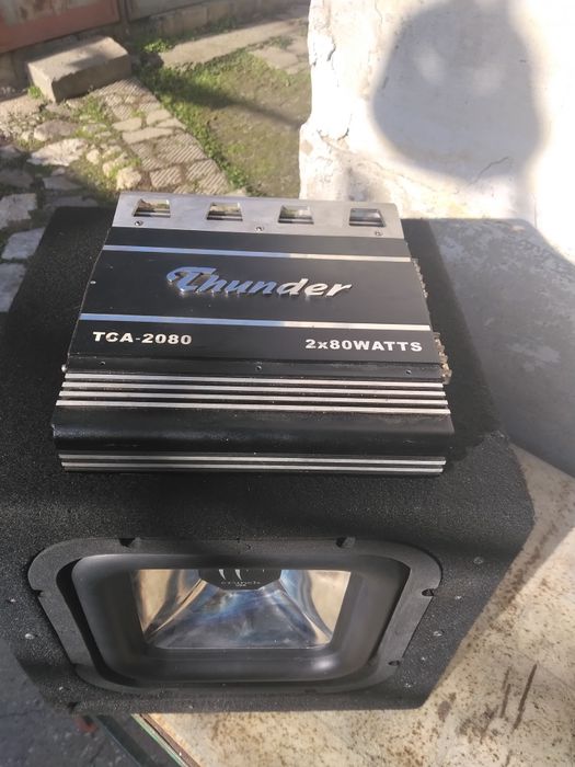 Бас каса Crunch Fat Max със стъпало Thunder