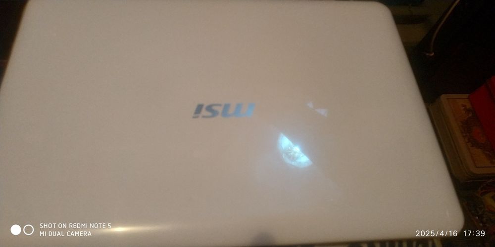 Срочно!!!Нетбук MSI X370 рабочий.