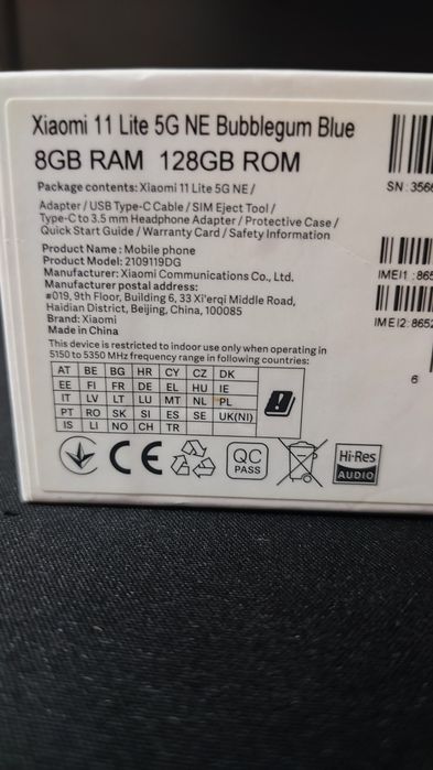 Xiaomi mi 11 lite 5g NE