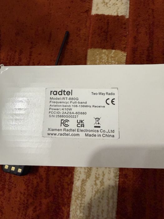 Statie radio Radtel rt-880g