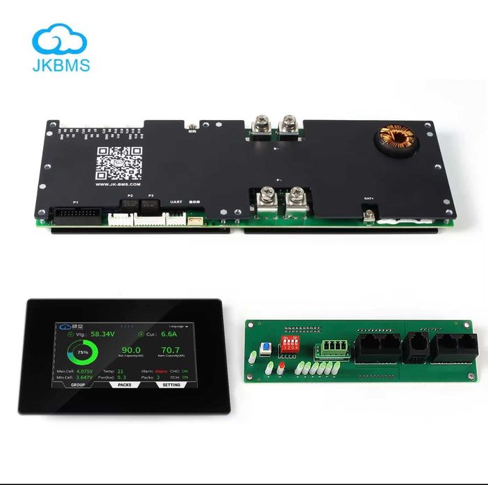 BMS JK PB2A16S30P+Display Capacitiv 4.3" V19, 300/600 Ah, Gama de varf