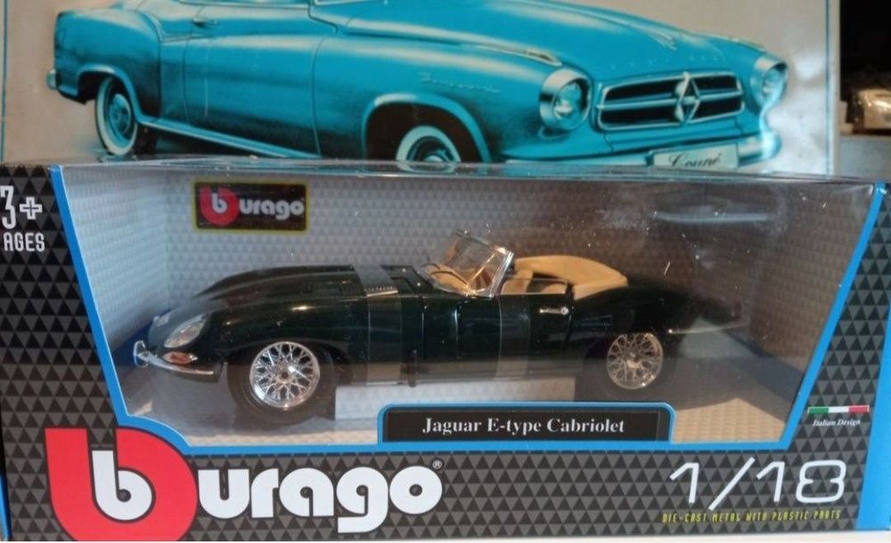 Jaguar E-type cabriolet
Scara 1:18
Bburago

Pozele reflectă realitatea