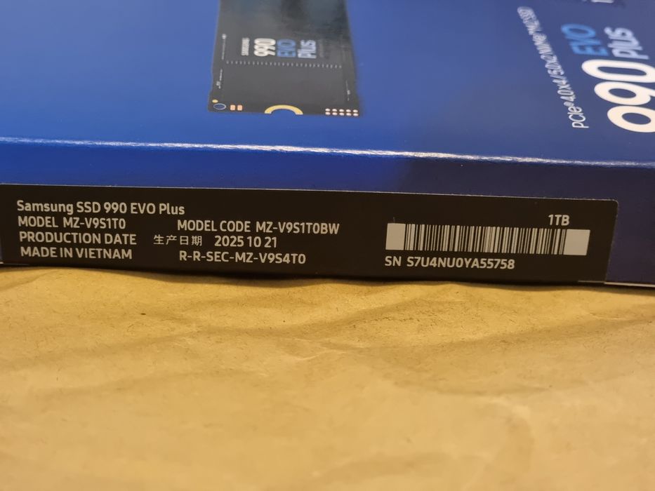 SSD M2 Nvme 1TB Samsung 990 Evo Plus Sigilat