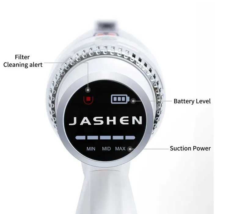 Вертикална прахосмукачка Jashen S16E 350W HEPA 13 филтър