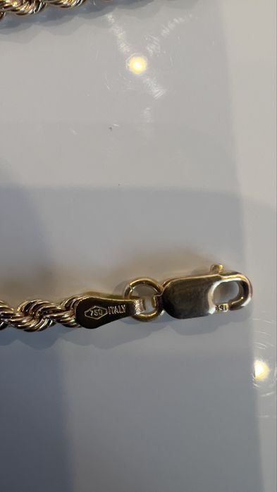 Lanț aur galben 18k nou. Greutate:5,9g, Lungime:65cm, Grosime:2.50mm