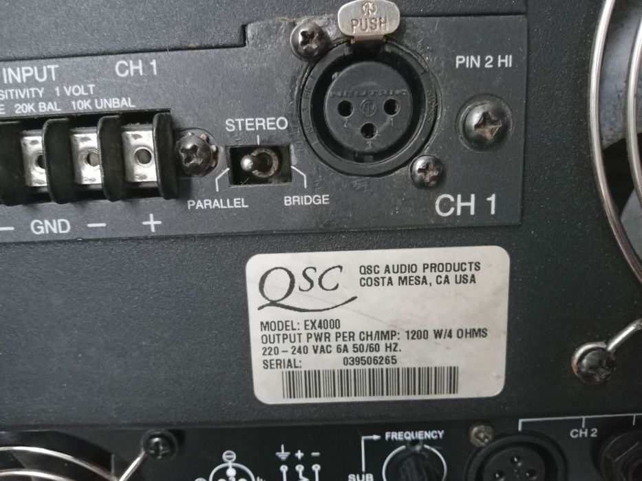 Putere qsc ex 4000