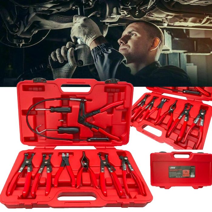 Trusa de clesti pentru coliere, furtun, 9 piese, Verke