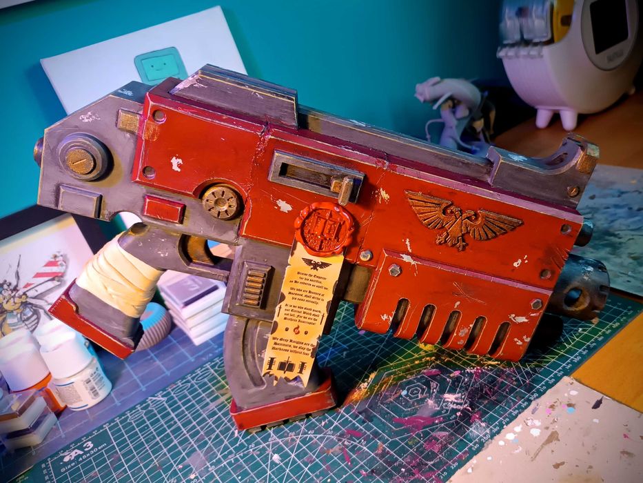 Warhammer 40K Cosplay Косплей комплект пистолети Bolt gun