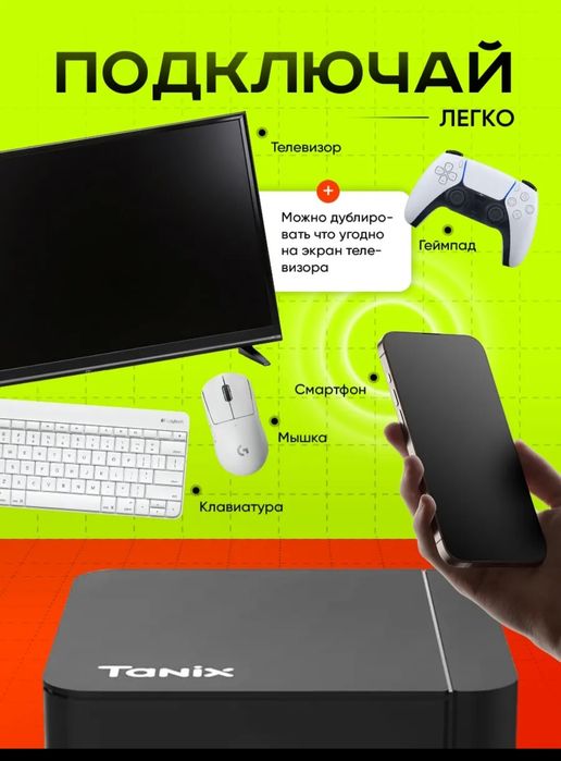 ‼️Смарт бох Tanix W2 androidtv.Прошивка тайёр.Бепул Каналлар+кинола.мр