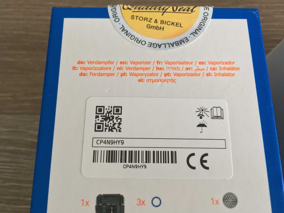 vaporizator Crafty+ de la Storz & Bickel, garantie noiembrie 2026, nou