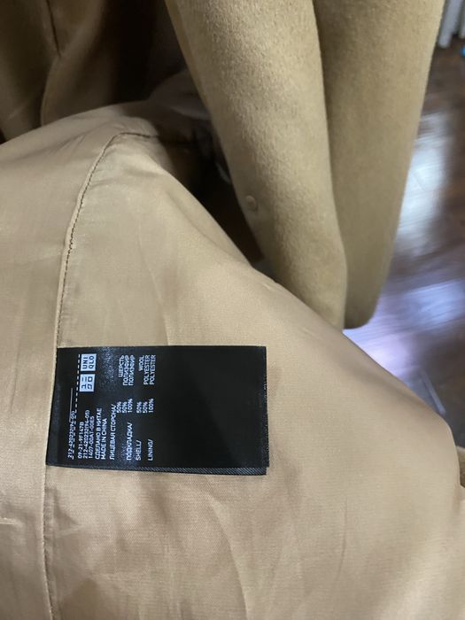 Шерстяное универсальное пальто Uniqlo