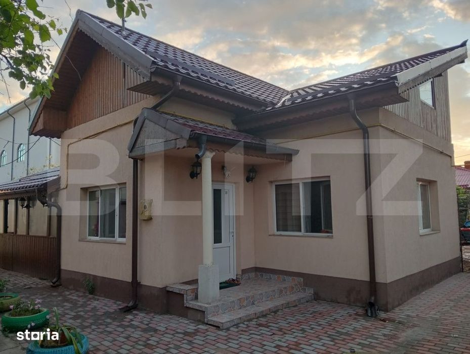 Casa parter 2 camere, stradal, 70 mp, Strada Potelu