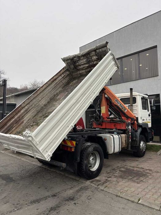 Autoutilitara N3 MAN FE19.360 cu macara An fabricație 2002