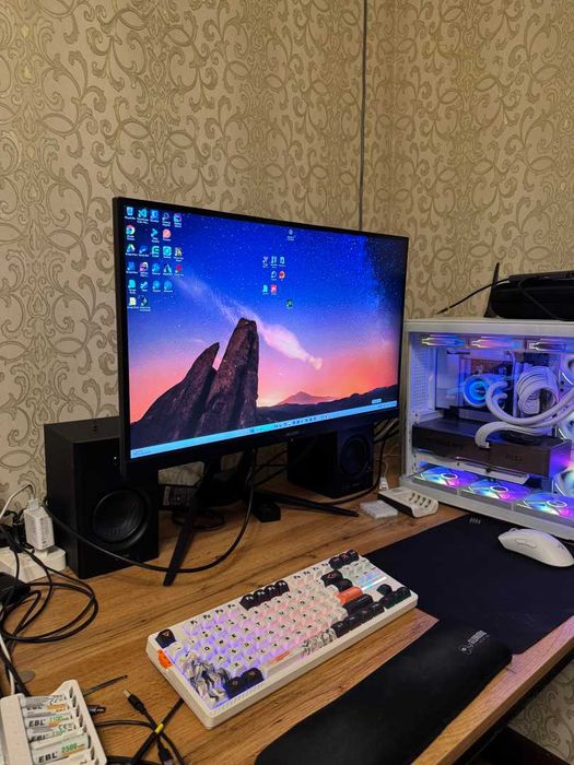 Компьютер для монтажа, рендеринга, игр + Монитор