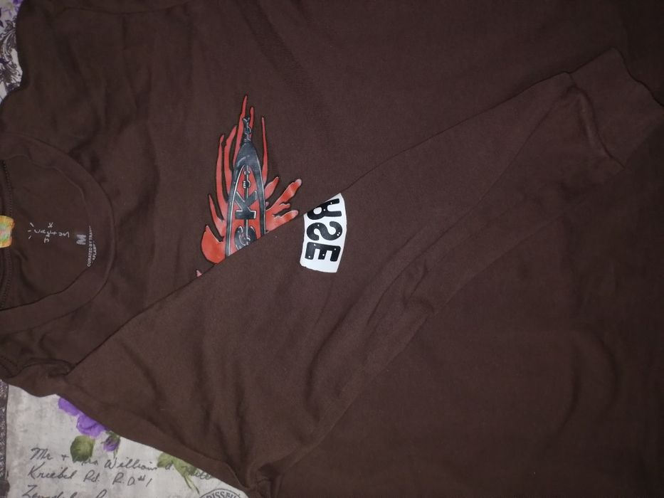Travis scott brown long sleeve