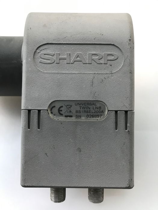 SHARP TWIN LNB - Receiver universal semnal antena TV (parabolica)