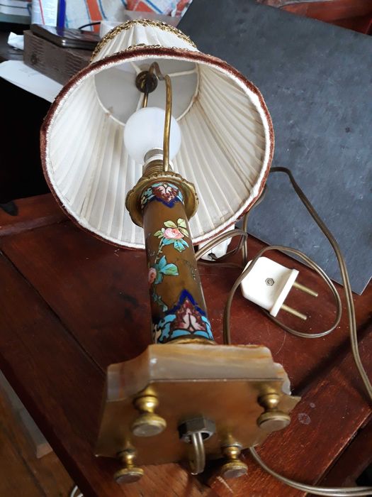 lampa veioza vintage email Cloisonné
