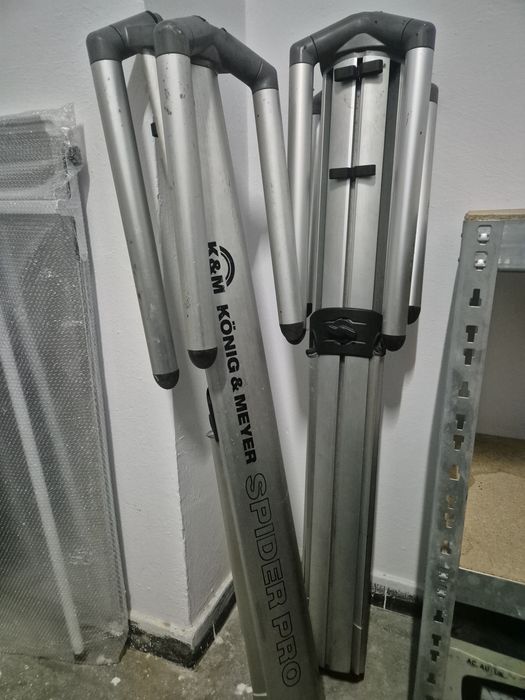 Set Stativ clapa orga K&M Spider PRO Argintiu