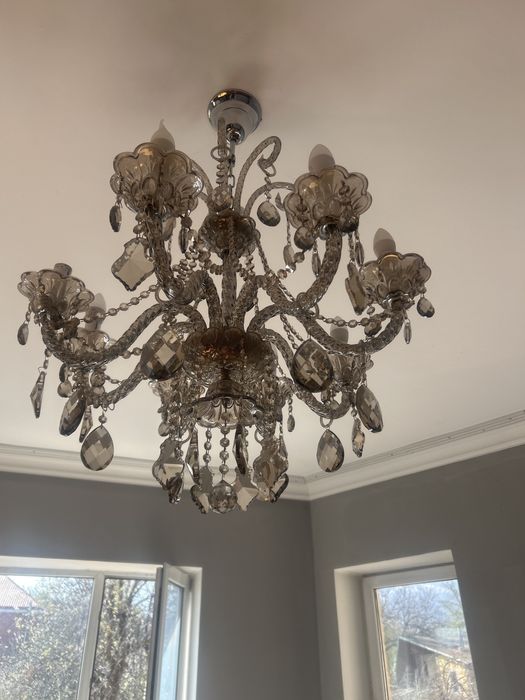 Люстра хрусталь 2 шт самовывоз с Каменки