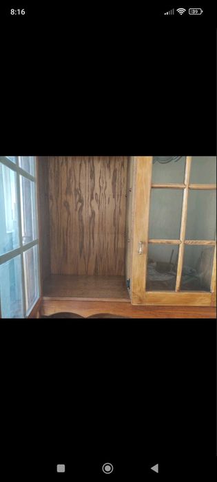 Старинен дъбов шкаф за трапезария