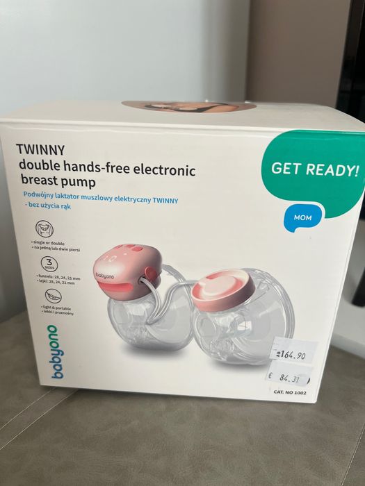 Двойна електрическа помпа за кърма BabyOno Get Ready Twinn