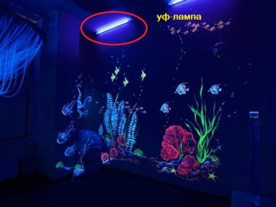 краски декоративные фосфорные Spectrum fosfor kraska