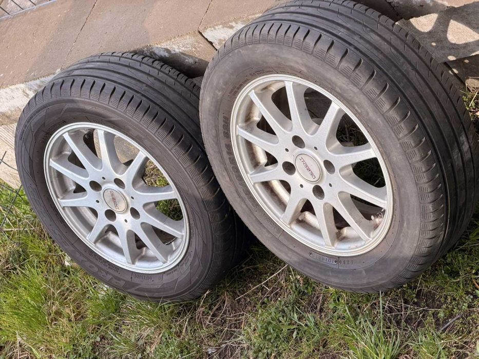 Комплект гуми с джанти (4 бр.) + резервна гума с джанта