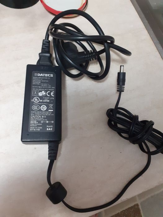 Alimentator Încărcător Datecs 12v 2,5A