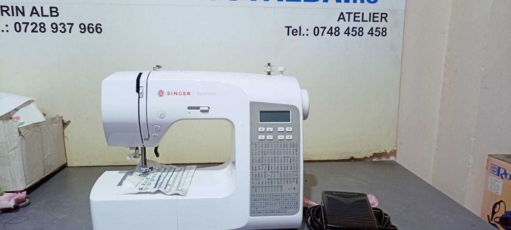 Masina de cusut Singer    Serenade cu peste 100 modele cusaturi