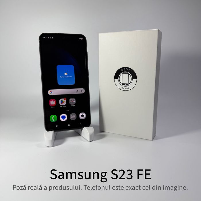 ispotmobile.ro Samsung S23 FE 128GB Black Grad B Garantie 2 ani
