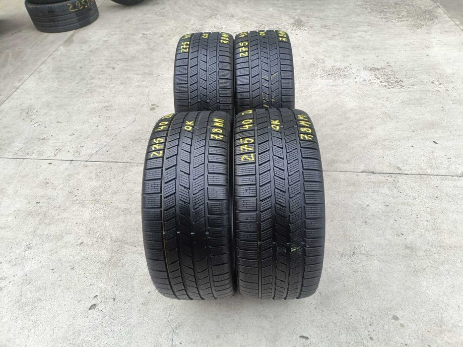 Doua anvelope iarna 275 40 20 pirelli scorpion profil de 7,8 mm