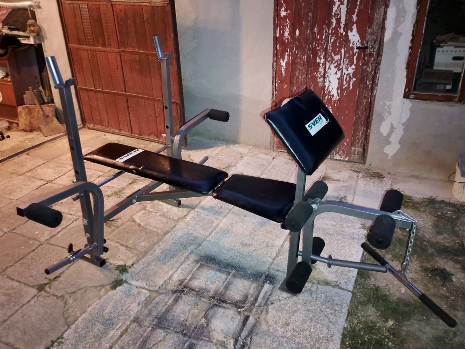 Лежанка с лост и тежести