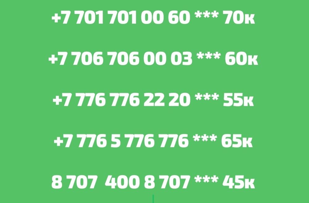 На продажу Хит Хит номера Срочно