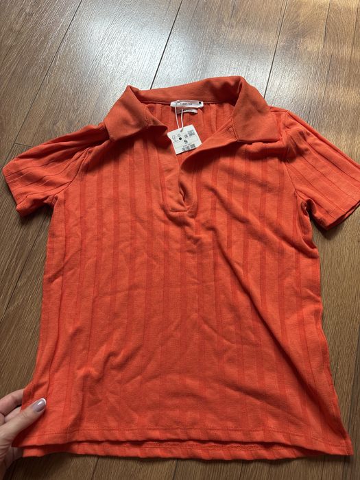 Комплект от две части в оранжево – размер S, нов с етикет